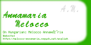 annamaria melocco business card